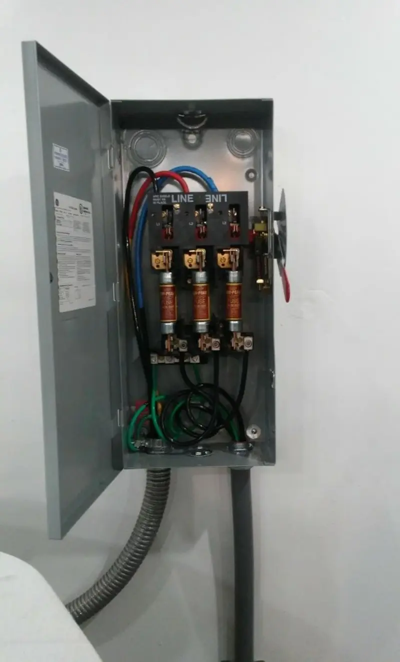 Three-phase disconnect switch installed for Electrical Wiring & Rewiring in Redwood Falls